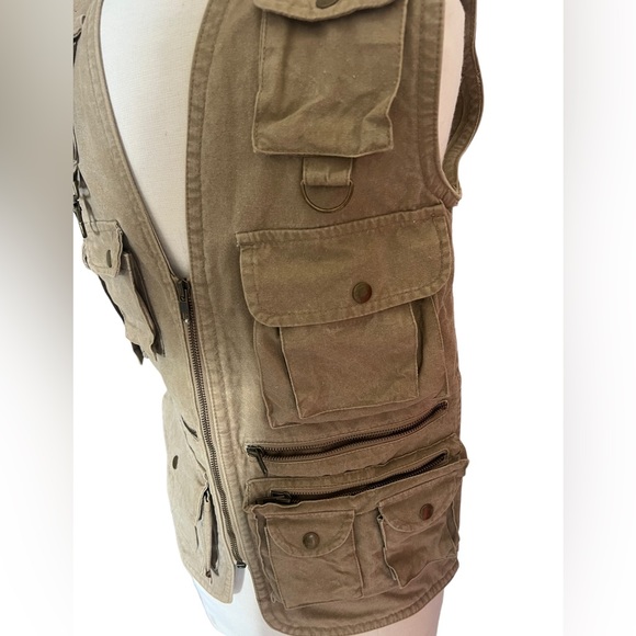 Banana Republic vintage field jacket hunting /fishing mens size small rare find - Picture 2 of 6